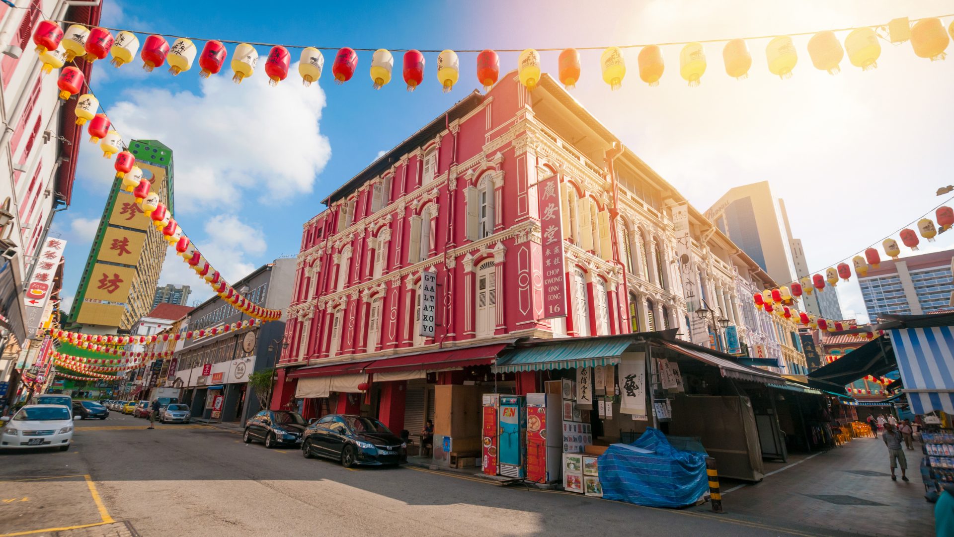 Singapur, China town