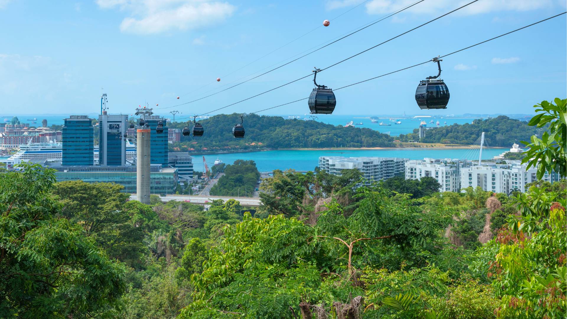 Singapur, kolejka linowa